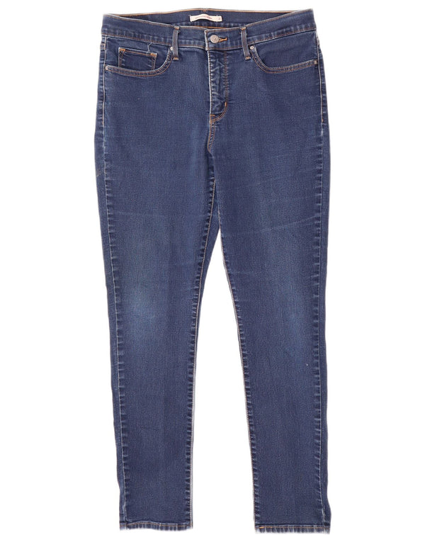 LEVI'S Womens 311 Shaping Skinny Capri Jeans W31 L23 Blue Cotton