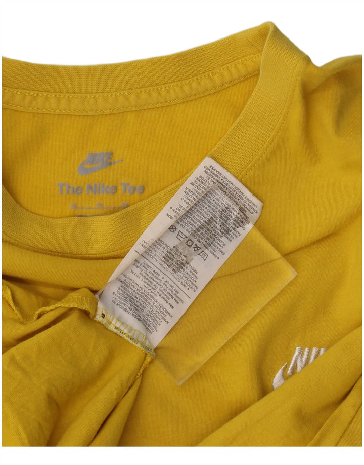 Camiseta masculina Nike Top XL algodão amarelo