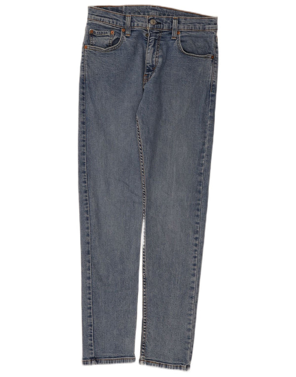 Levi's Masculino 512 Slim Tapered Jeans W30 L32 Azul Algodão