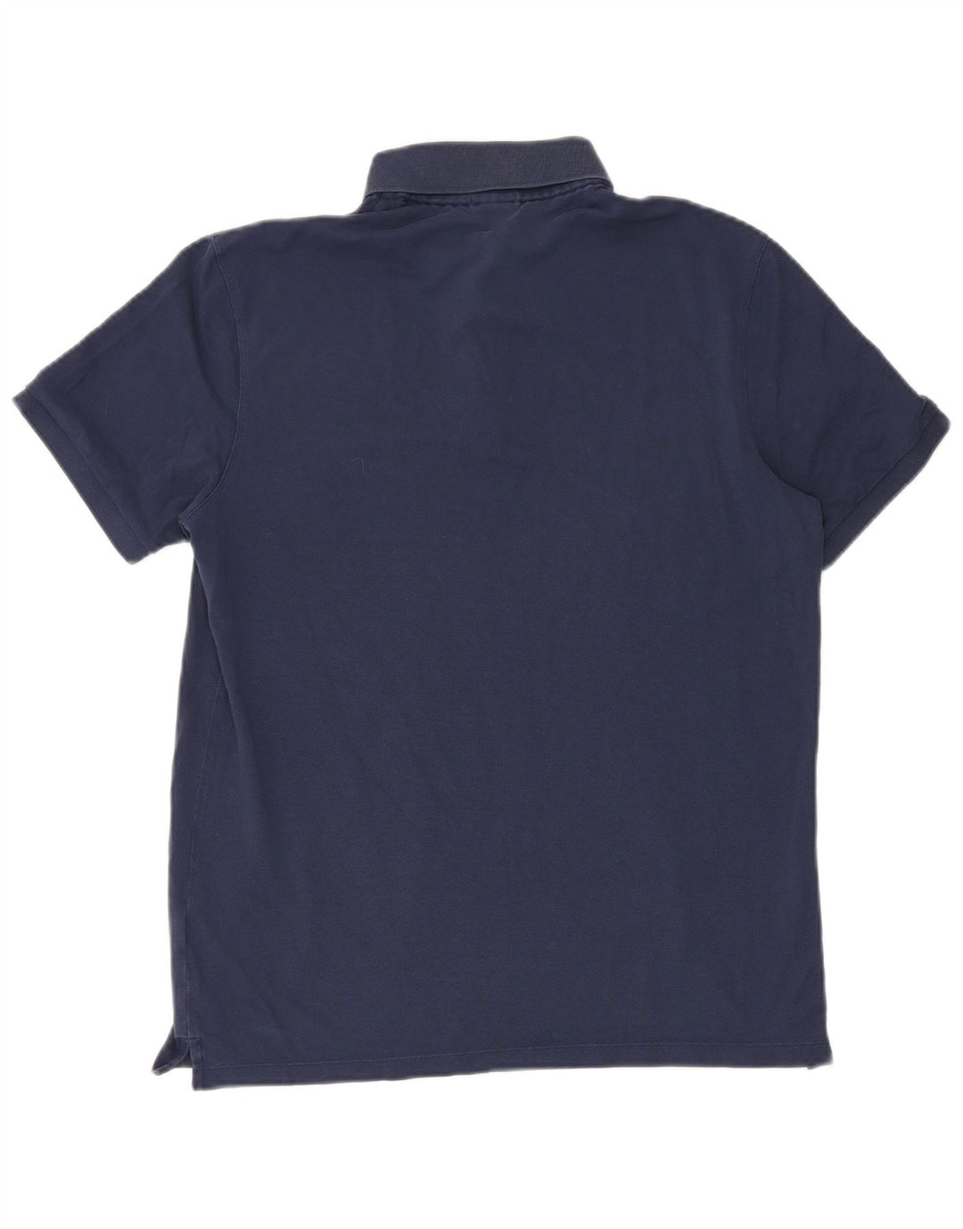 Camisa polo masculina Hugo Boss grande algodão azul marinho