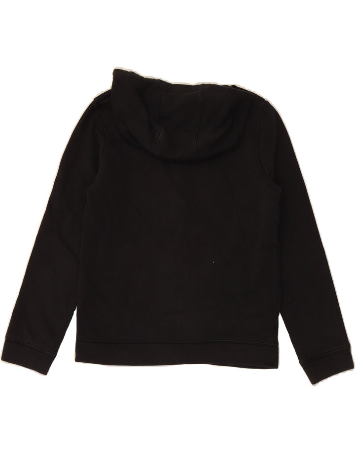 NIKE Boys Zip Hoodie Sweater 12-13 Years Large  Black Cotton Vintage Nike and Second-Hand Nike from Messina Hembry 