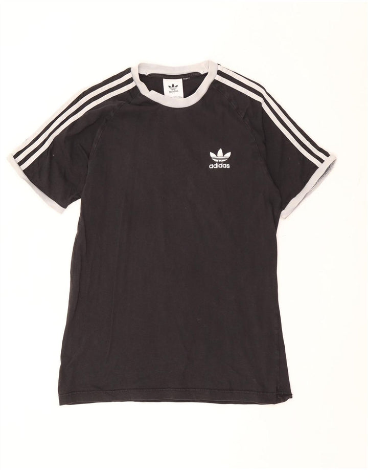 Adidas Mens Camiseta Top Grande Preto