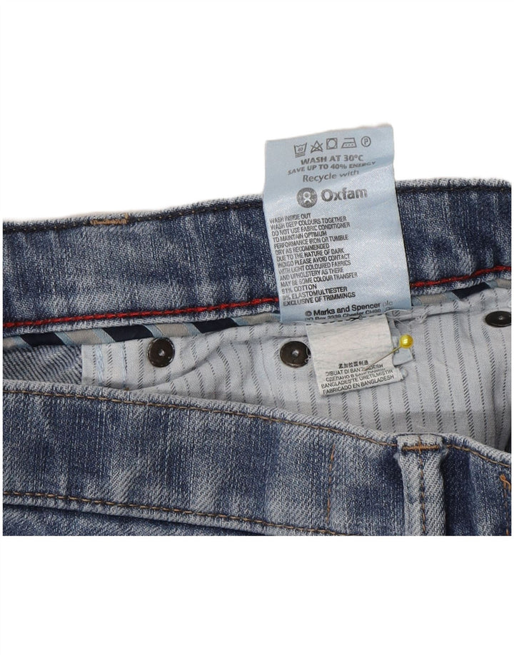 Jeans Marks & Spencer masculino Blue Harbor Straight W32 L29 algodão azul