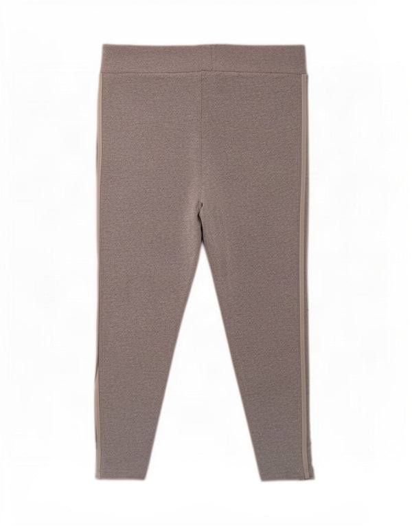 Leggings femininas Adidas UK 20 2XL cinza manchado de algodão