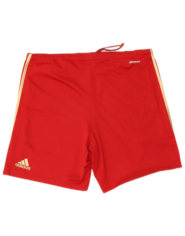 Adidas Mens Climacool Sport Shorts Médio Poliéster Vermelho