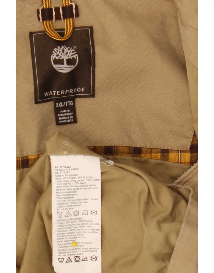 Jaqueta bomber masculina Timberland UK 44 2XL algodão bege