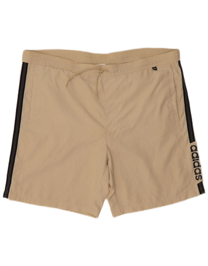 Shorts esportivos gráficos masculinos Adidas XL bege