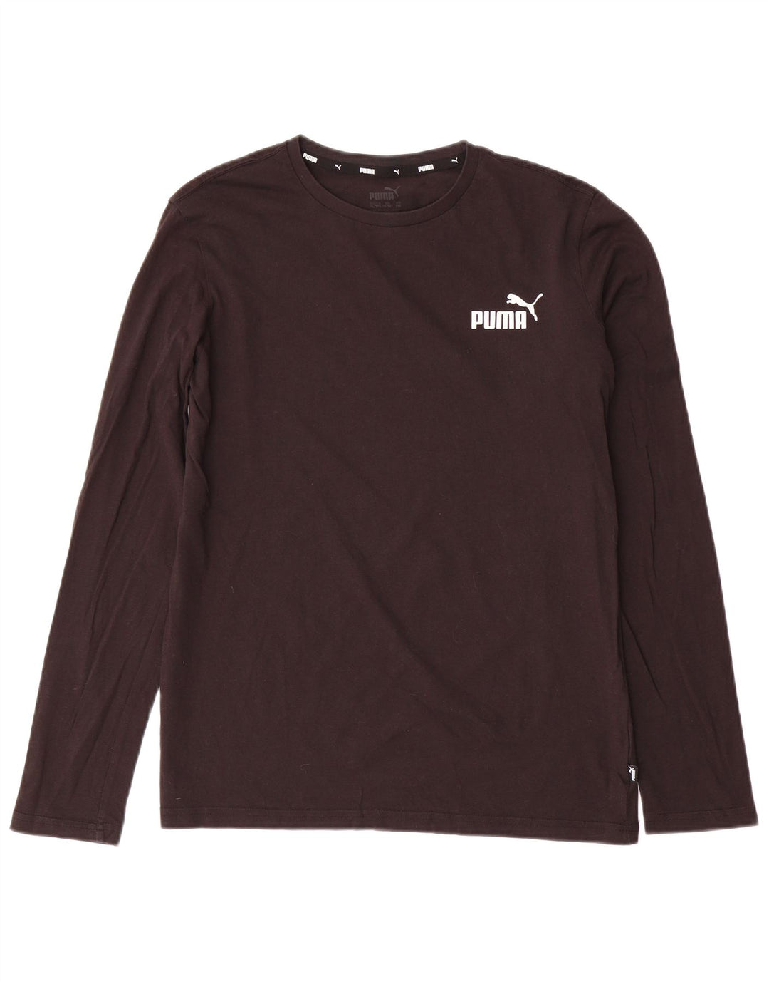 PUMA Boys Graphic Top Manga Comprida 15-16 Anos XL Preto