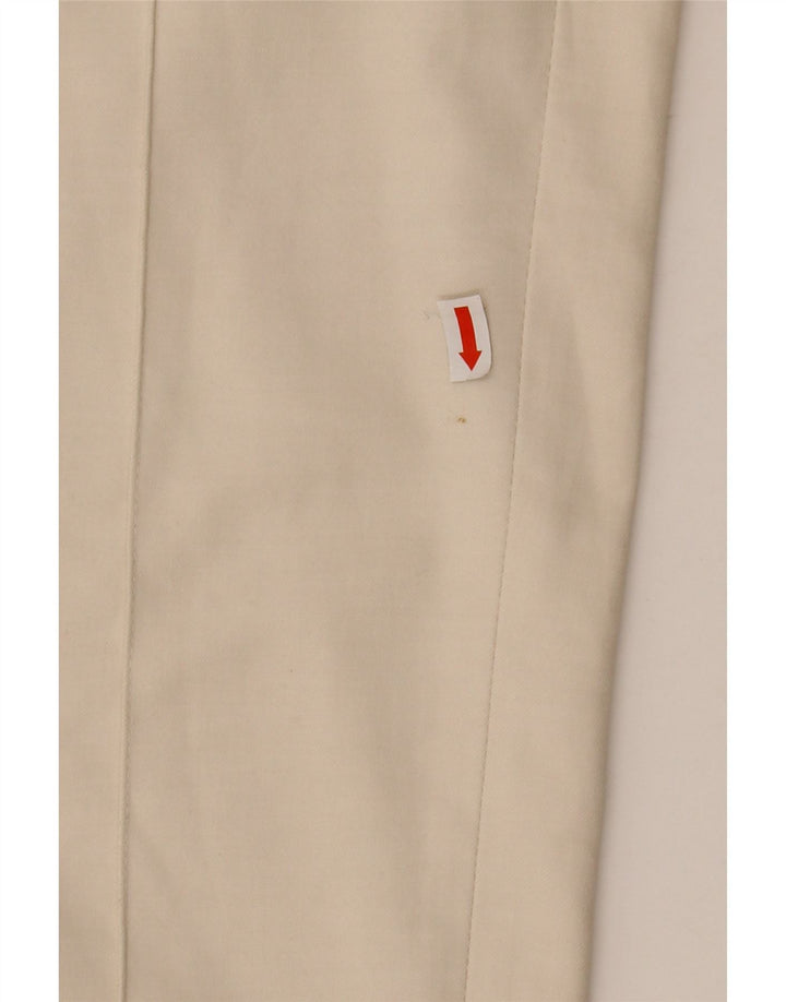 Calça feminina casual justa CELYN B IT 42 médio W30 L29 algodão branco