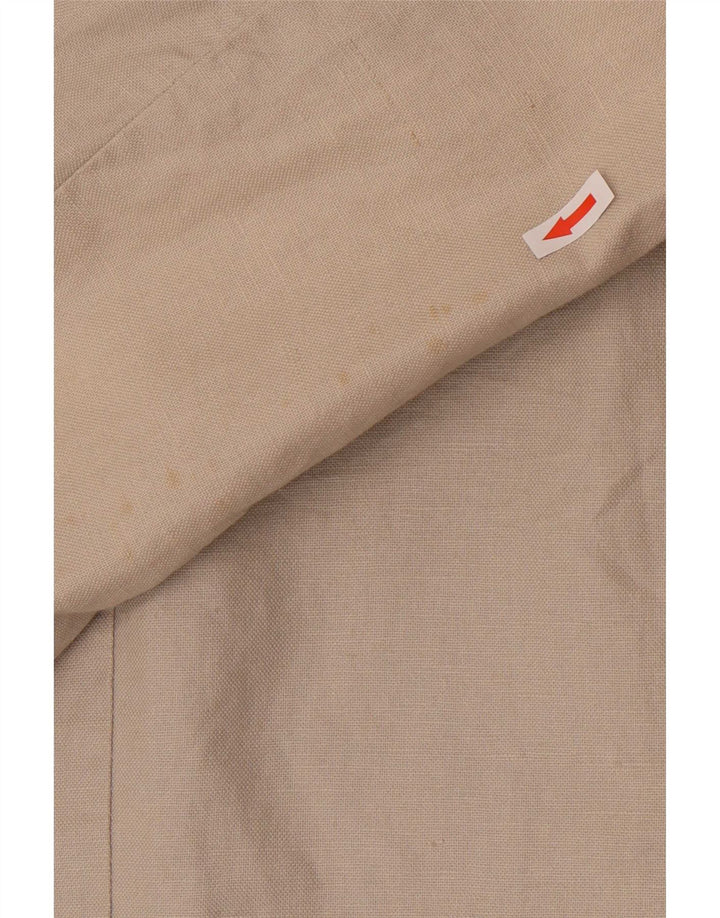 Jaqueta Blazer Masculina Gap com 2 Botões Reino Unido 38 Linho Cinza Médio
