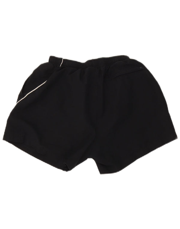 Shorts esportivos femininos Nike UK 12 poliéster preto médio
