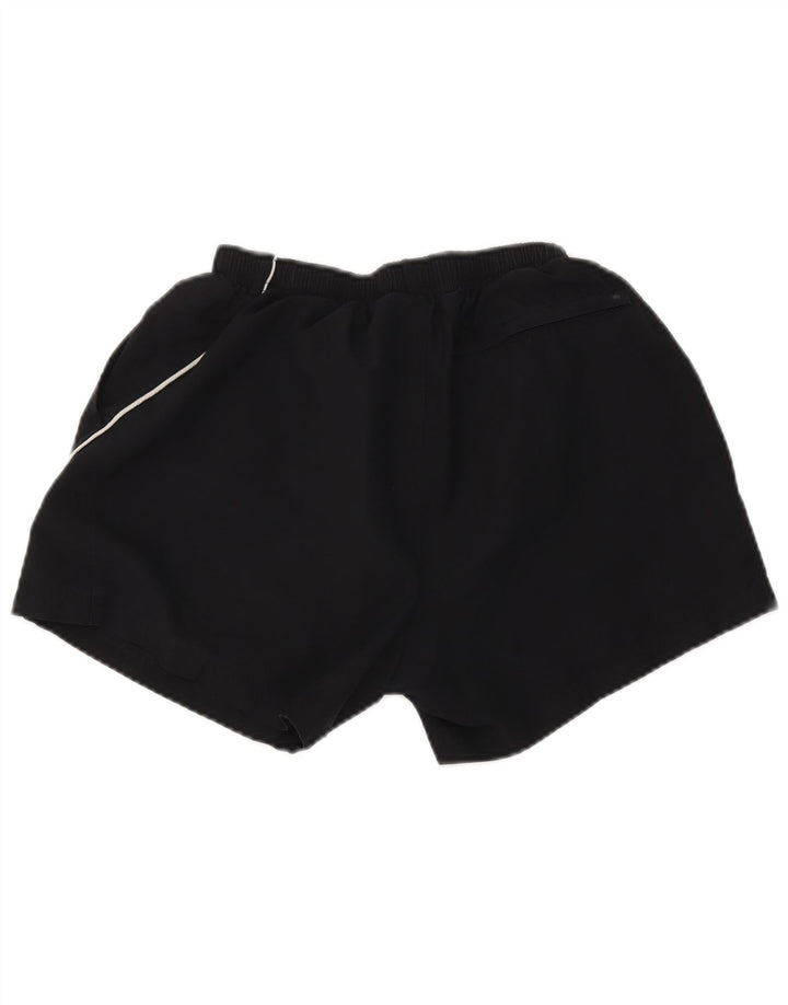 Shorts esportivos femininos Nike UK 12 poliéster preto médio