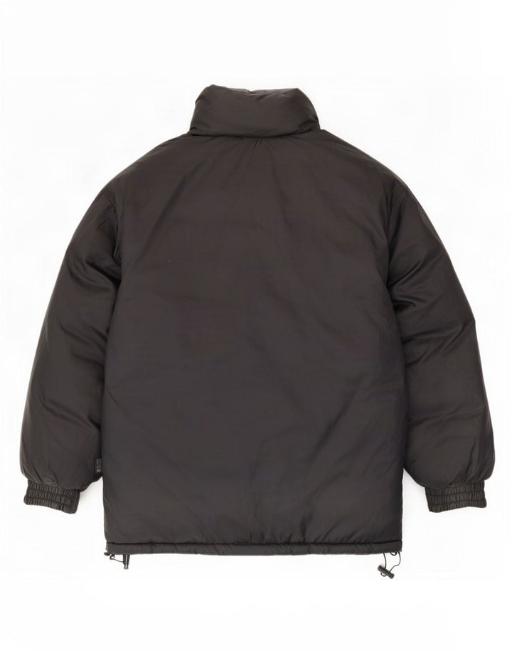 Jaqueta masculina acolchoada reversível Dream UK 40 grande nylon preto