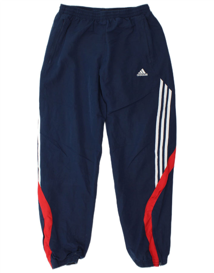 Calça de treino masculina ADIDAS Joggers médio azul marinho colorblock