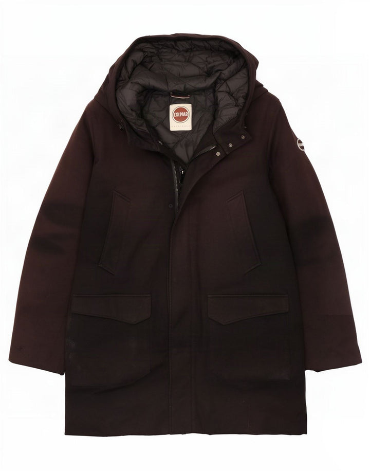 Casaco acolchoado com capuz masculino Colmar IT 58 XL poliéster preto