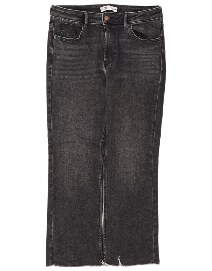 Calça jeans feminina Zara EU 40 médio W30 L26 cinza