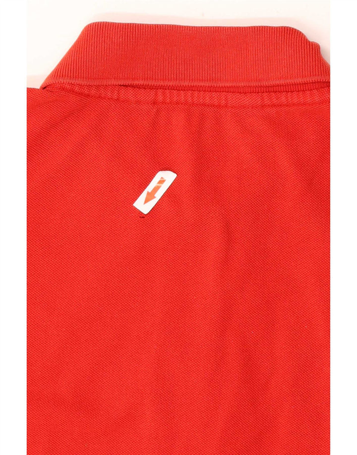 Camisa polo masculina Kappa médio algodão vermelho