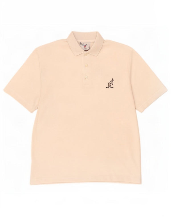 Camisa polo masculina AUSTRALIAN L'ALPINA pequena poliéster branca