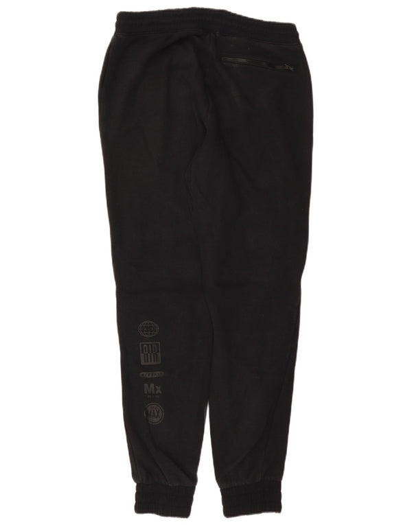 NIKE Mens Graphic Tracksuit Calças Joggers Médio Algodão Preto