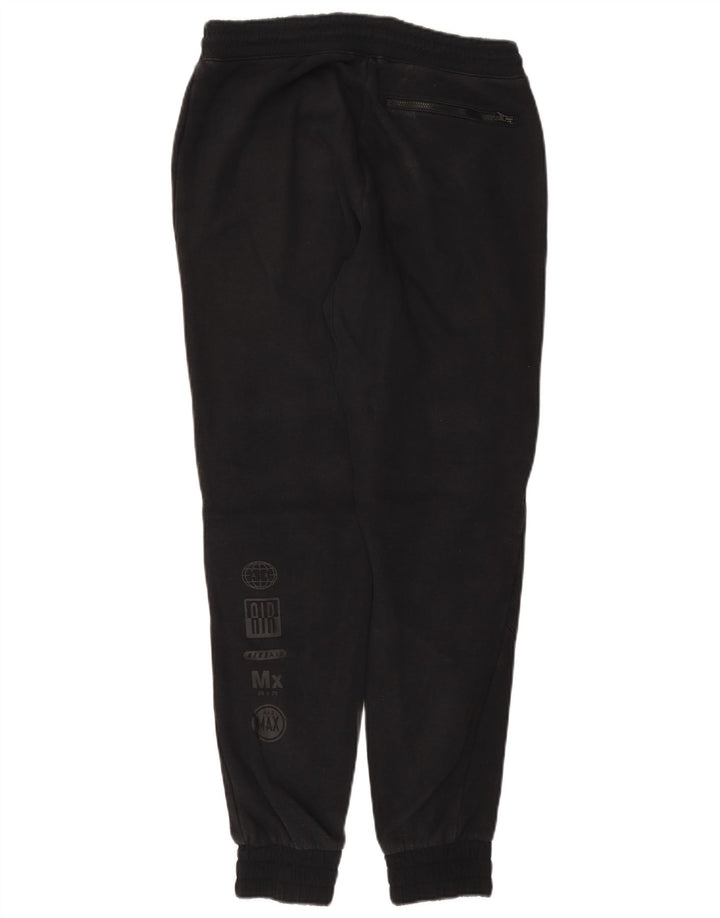 NIKE Mens Graphic Tracksuit Calças Joggers Médio Algodão Preto