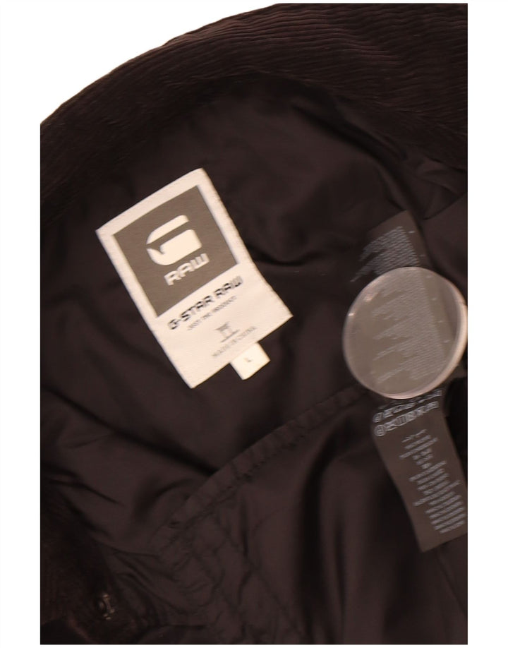 Jaqueta acolchoada masculina G-STAR UK 40 grande nylon preto