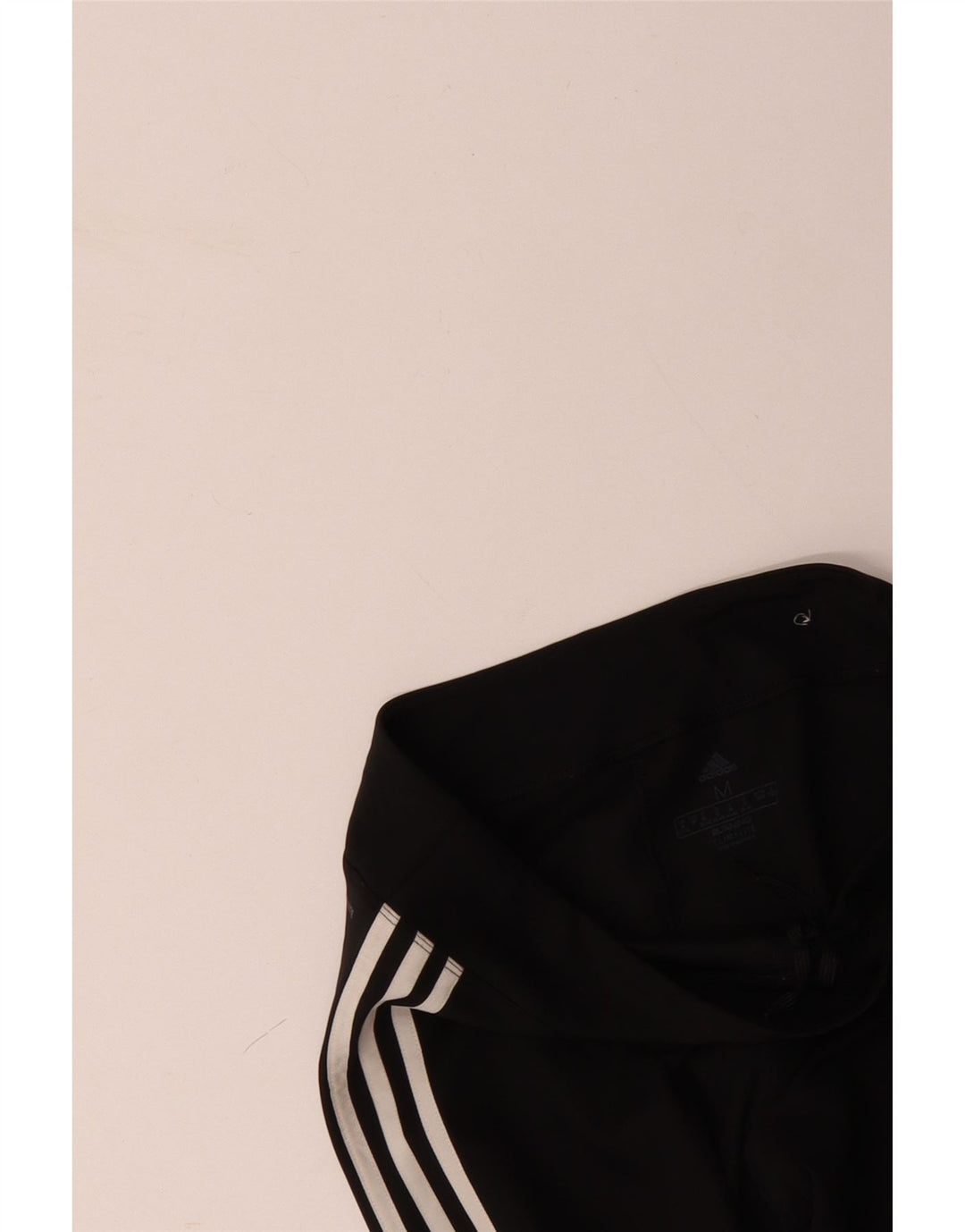 ADIDAS Womens Climalite Leggings UK 12/14 Médio Preto Poliéster