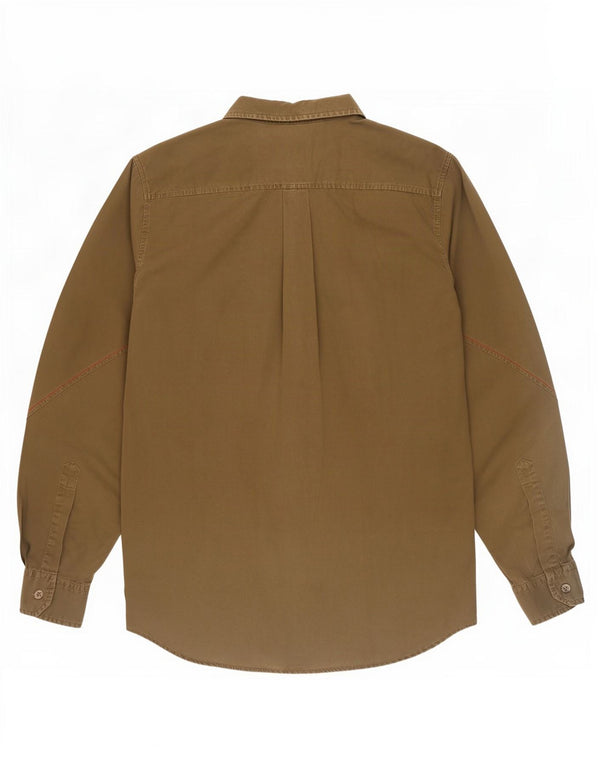 Murphy & Nye Mens Shirt Large Khaki Cotton