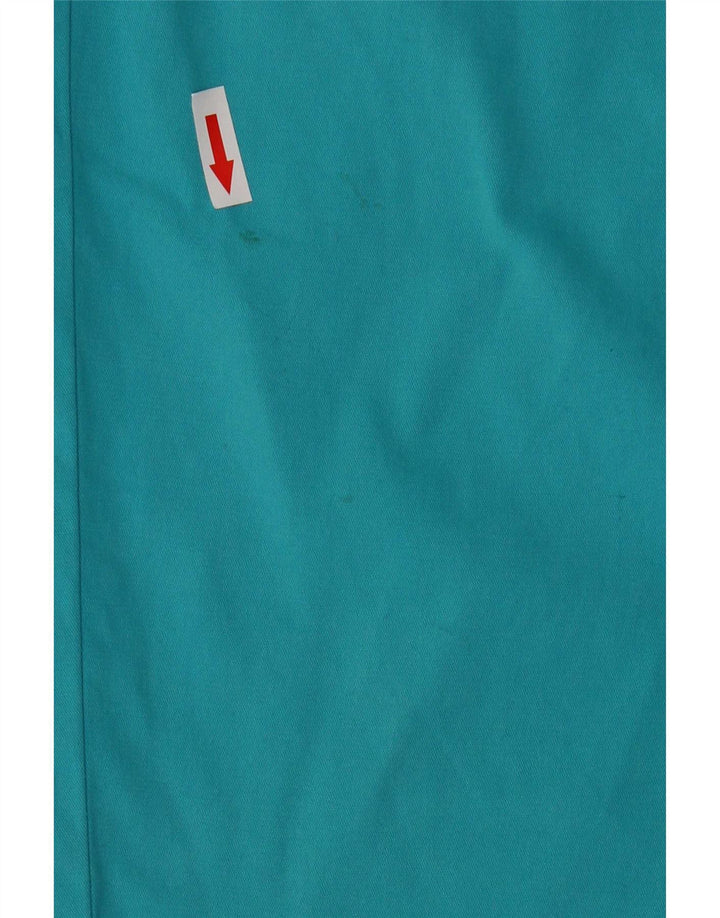 Calça capri feminina Marks & Spencer Reino Unido 10 pequena W32 L18 turquesa