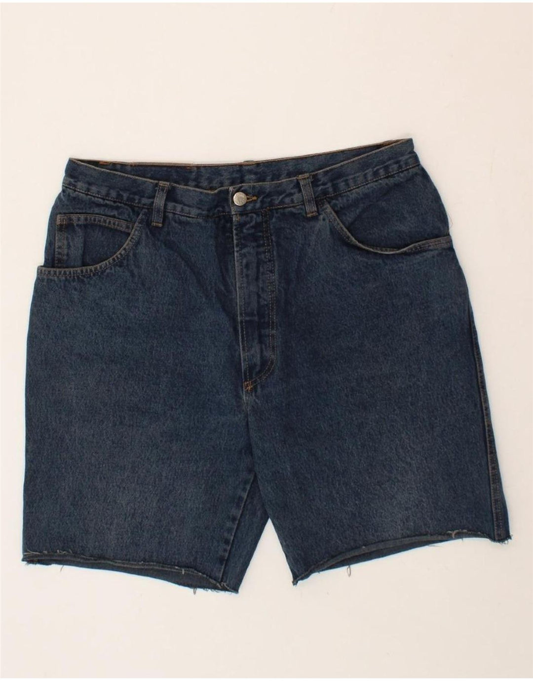 RANCHEROS Mens Denim Shorts W34 Large Blue Vintage Rancheros and Second-Hand Rancheros from Messina Hembry 