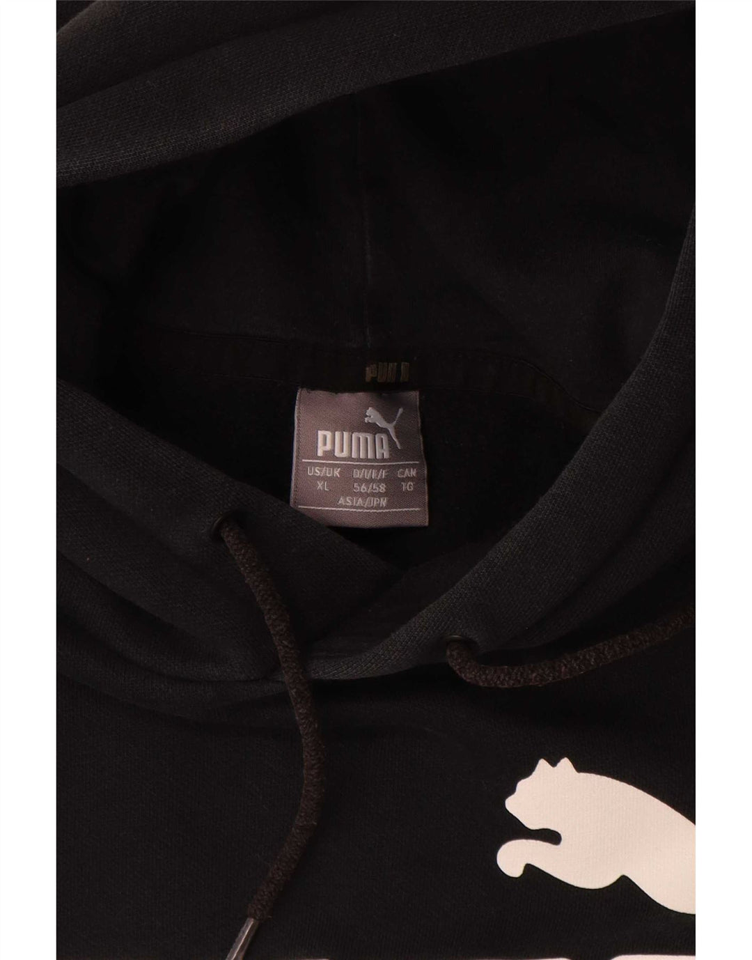 Puma Mens Graphic Hoodie Jumper XL Preto