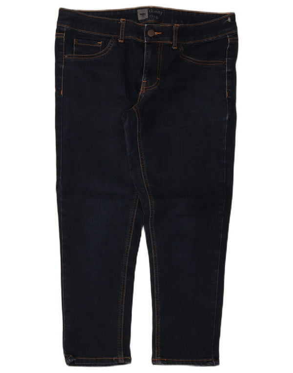 Calça jeans feminina Mossimo skinny cropped US 8 médio W32 L25 algodão azul marinho