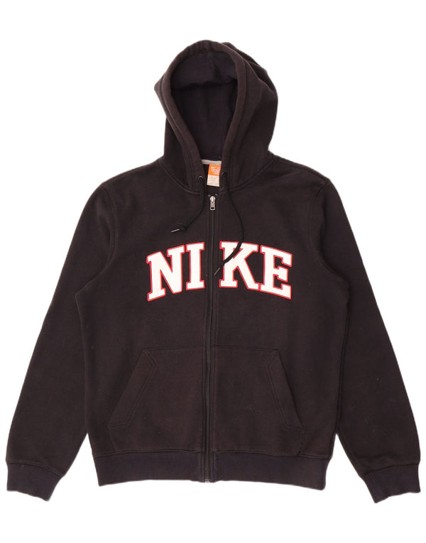Suéter Nike Masculino Graphic Zip com Capuz UK 38/40 Médio Algodão Preto