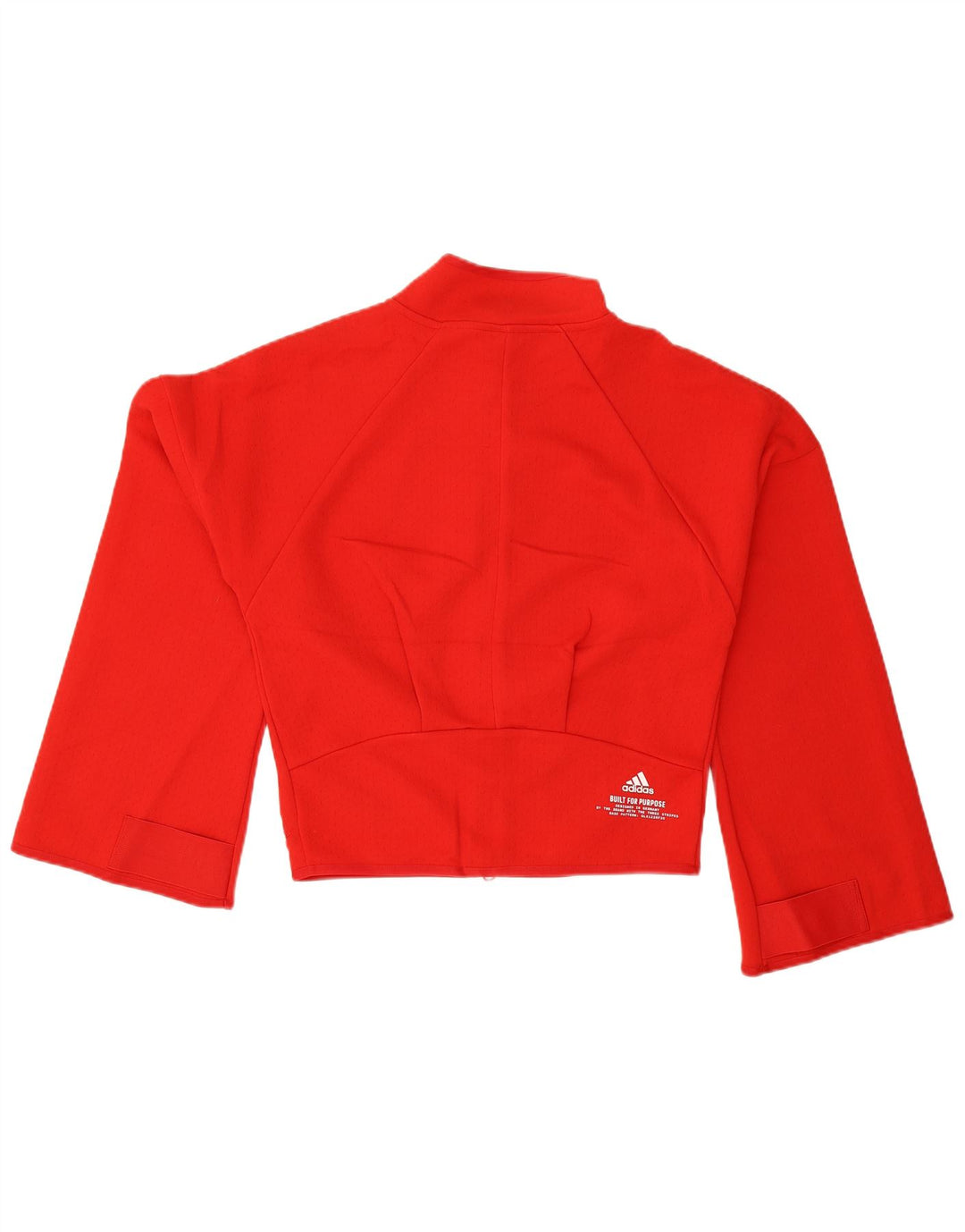 ADIDAS Womens Oversized Tracksuit Top Jacket UK 8/10 Pequeno Algodão Vermelho