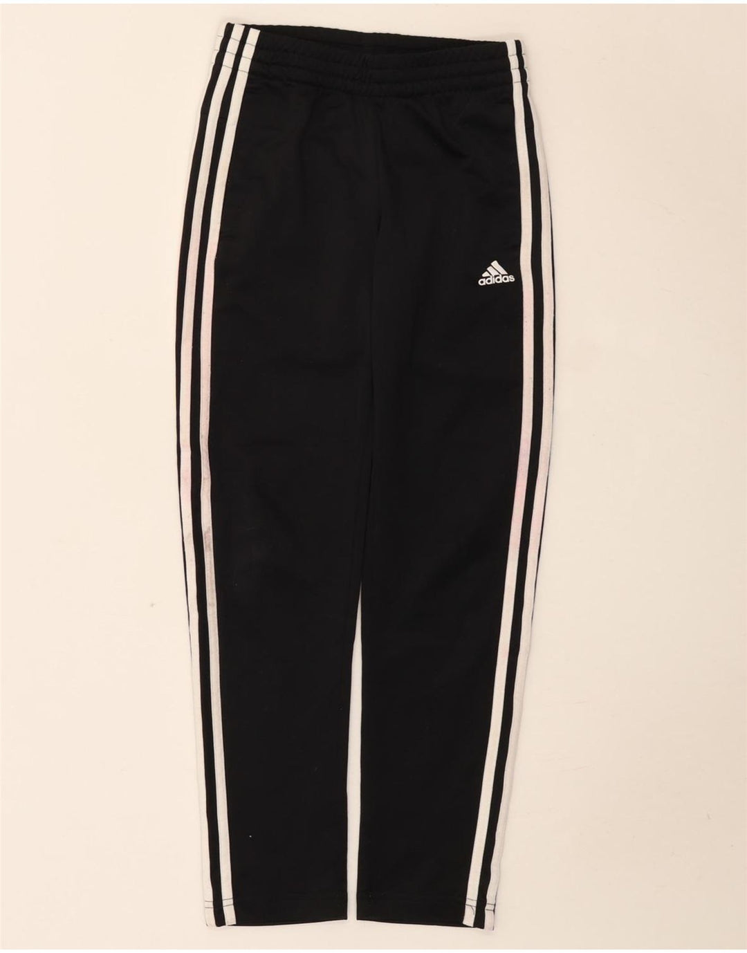 Calças de treino Adidas meninos 9-10 anos poliéster preto
