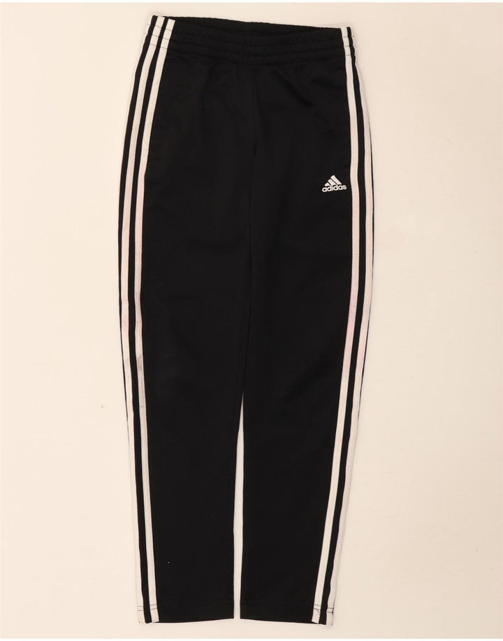 Calças de treino Adidas meninos 9-10 anos poliéster preto