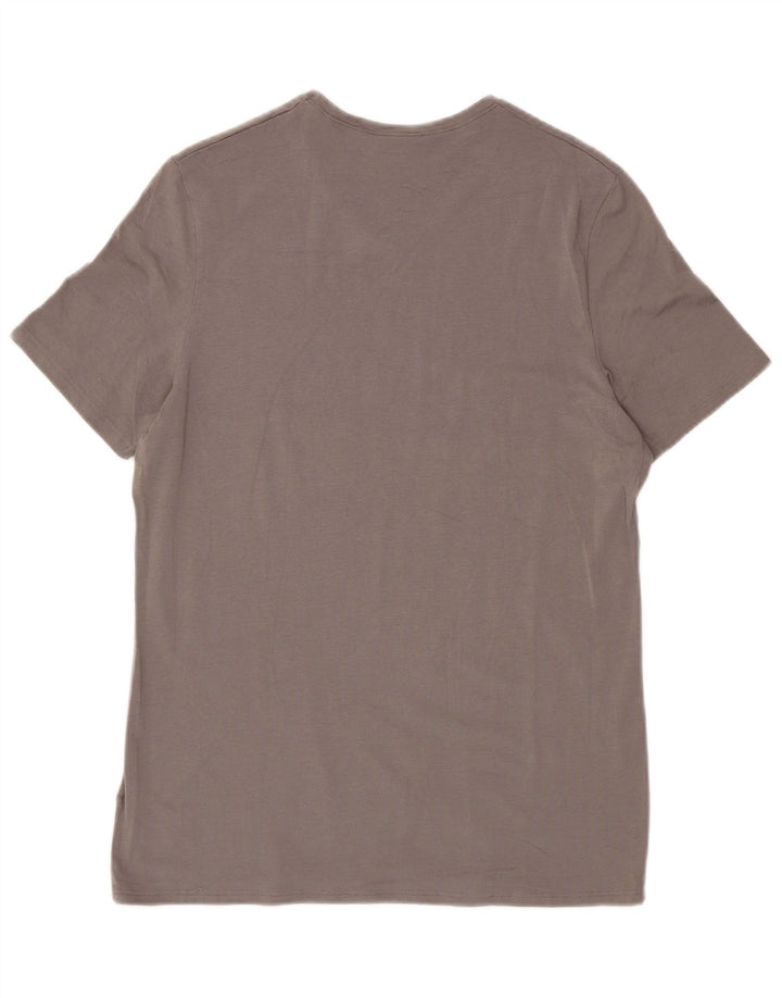 Camiseta masculina FILA Top cinza médio algodão