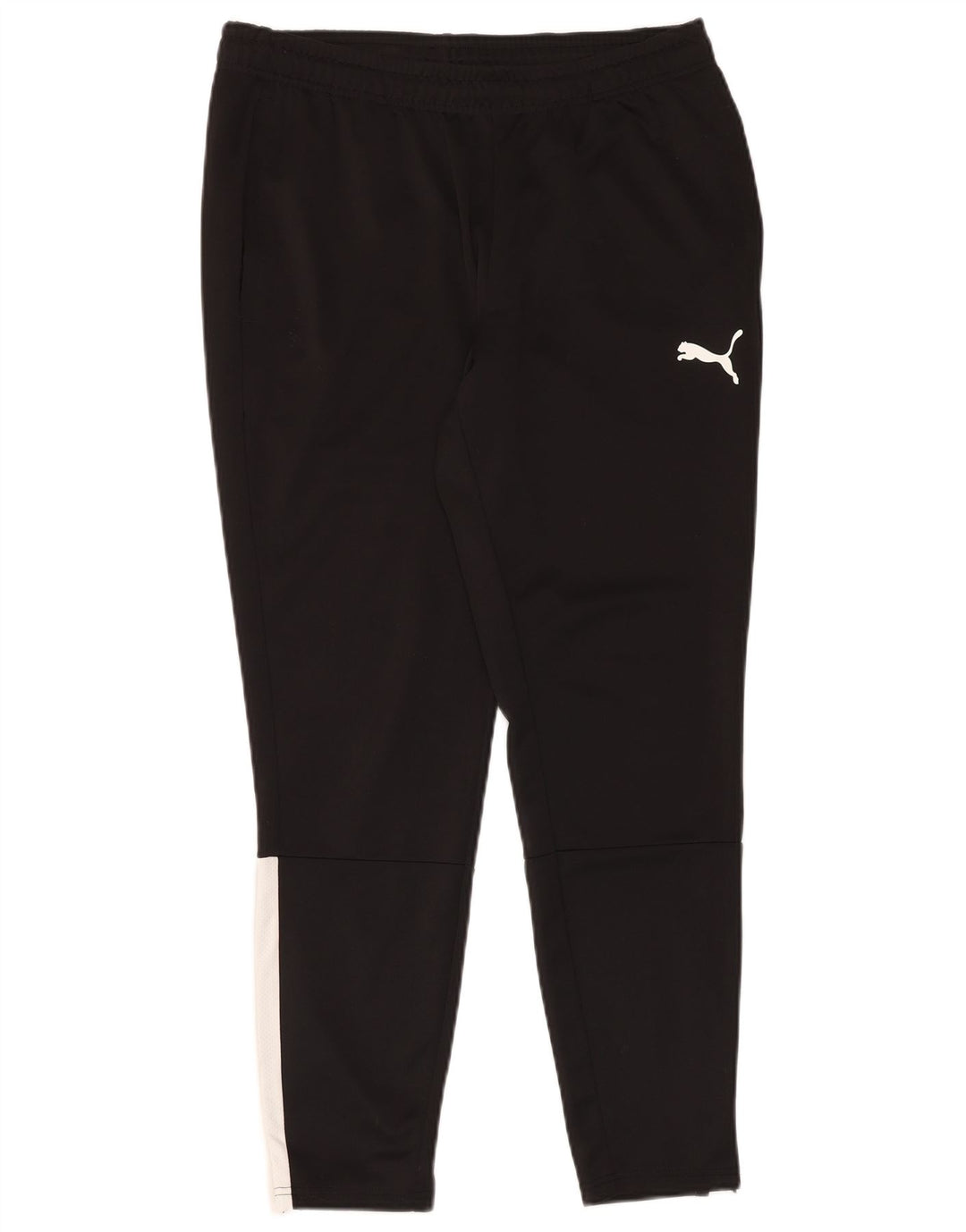 Calça esportiva masculina Puma grande de poliéster preto