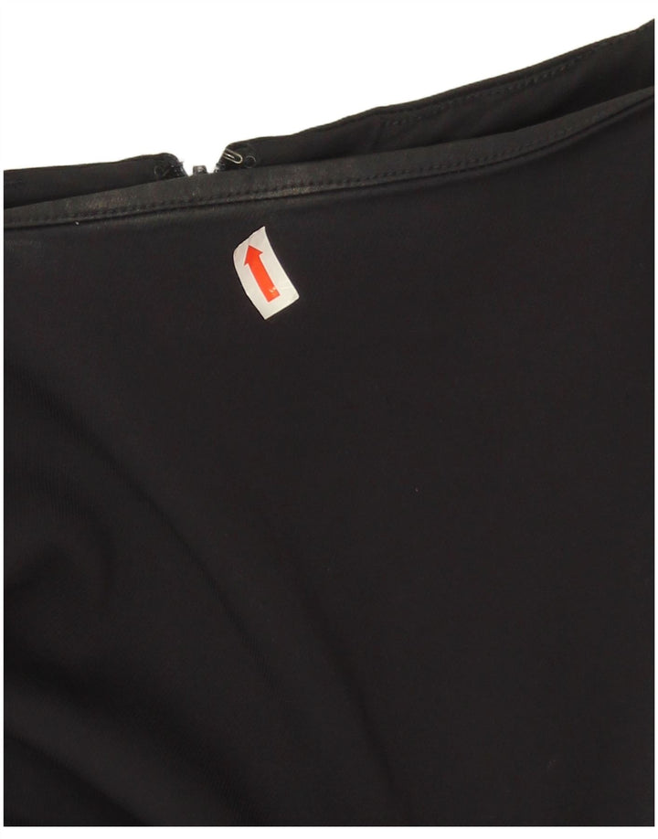 Vestido bainha feminino French Connection UK 12 bloco colorido preto médio