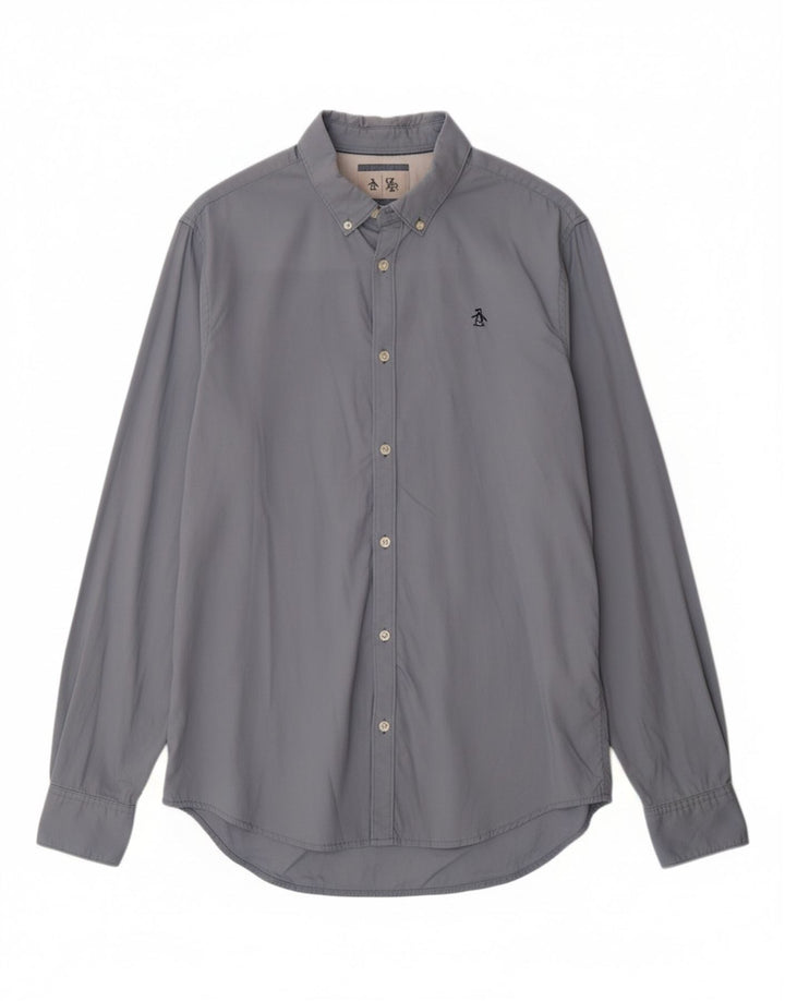 Camisa masculina PENGUIN XL algodão azul