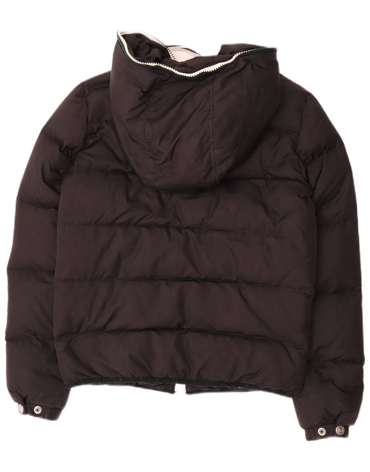 Jaqueta acolchoada com capuz feminino Sergio Tacchini IT 44 poliéster preto médio