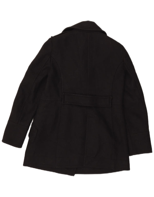 Casaco feminino vintage UK 14 médio preto