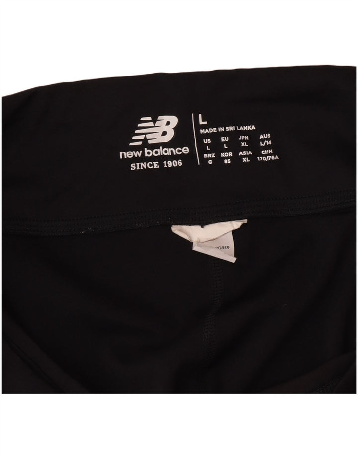 Leggings Capri New Balance Feminino UK 14 Grande Preto