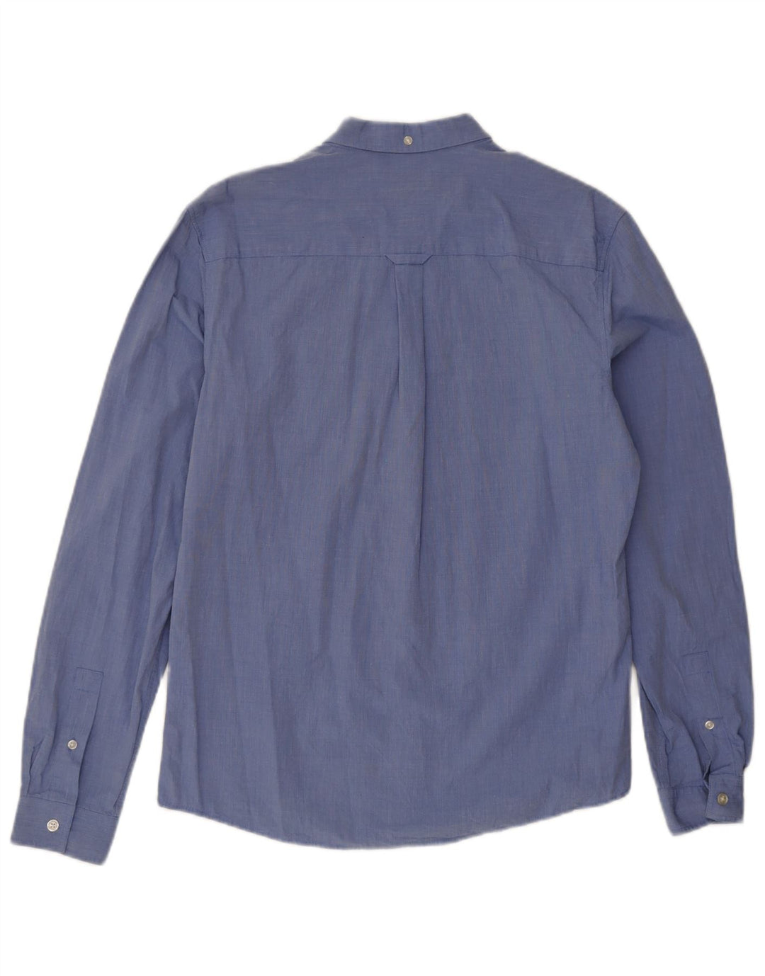 Camisa masculina Lyle & Scott de algodão azul médio