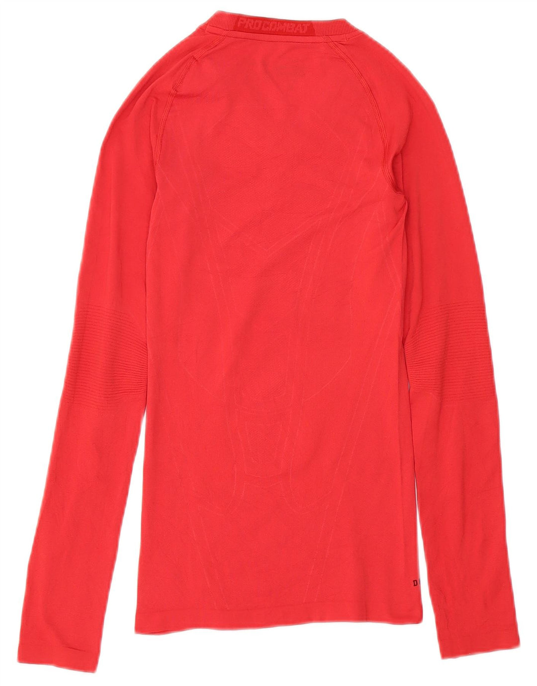 NIKE Womens Dri Fit Top Long Sleeve UK 10 Small Red