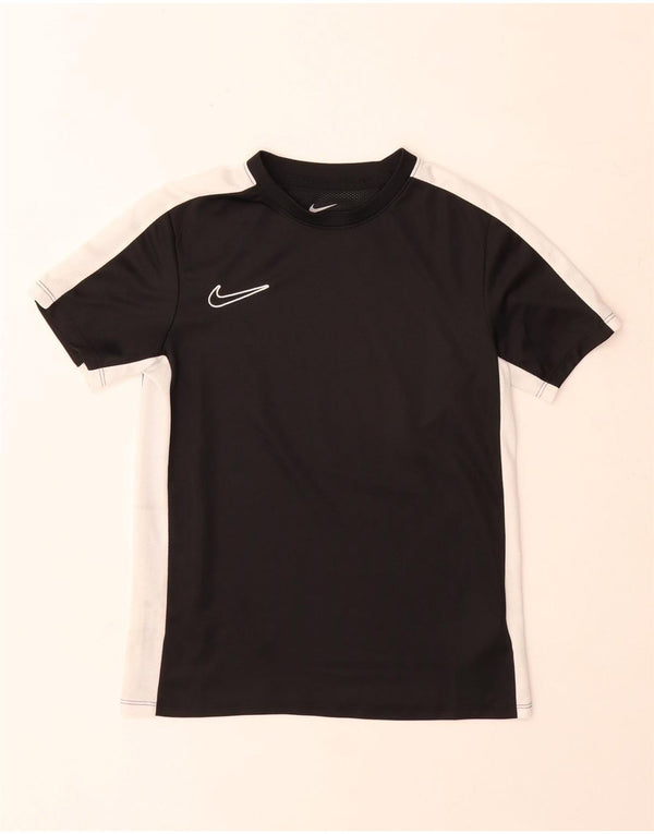 Camiseta Nike Boys Dri Fit Top 10-11 Anos Médio Preto Colourblock