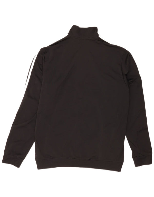 Adidas Mens Tracksuit Top Jacket UK 48/50 XL Preto Poliéster
