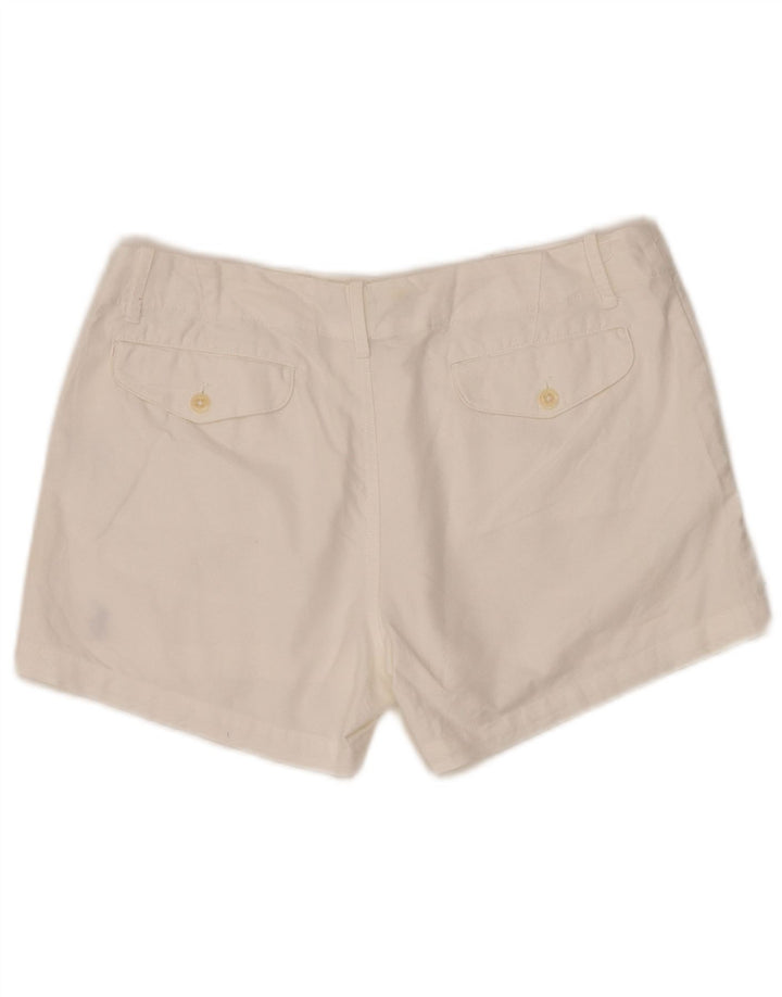 Shorts Chino feminino Ralph Lauren US4 pequeno W30 algodão branco