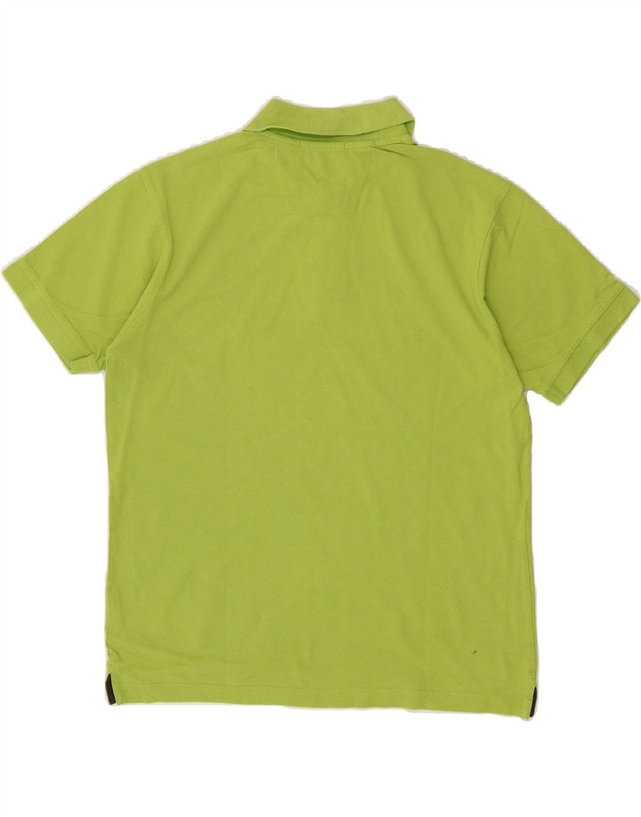 PIERRE CARDIN Mens Polo Shirt Medium Green Cotton Vintage Pierre Cardin and Second-Hand Pierre Cardin from Messina Hembry 