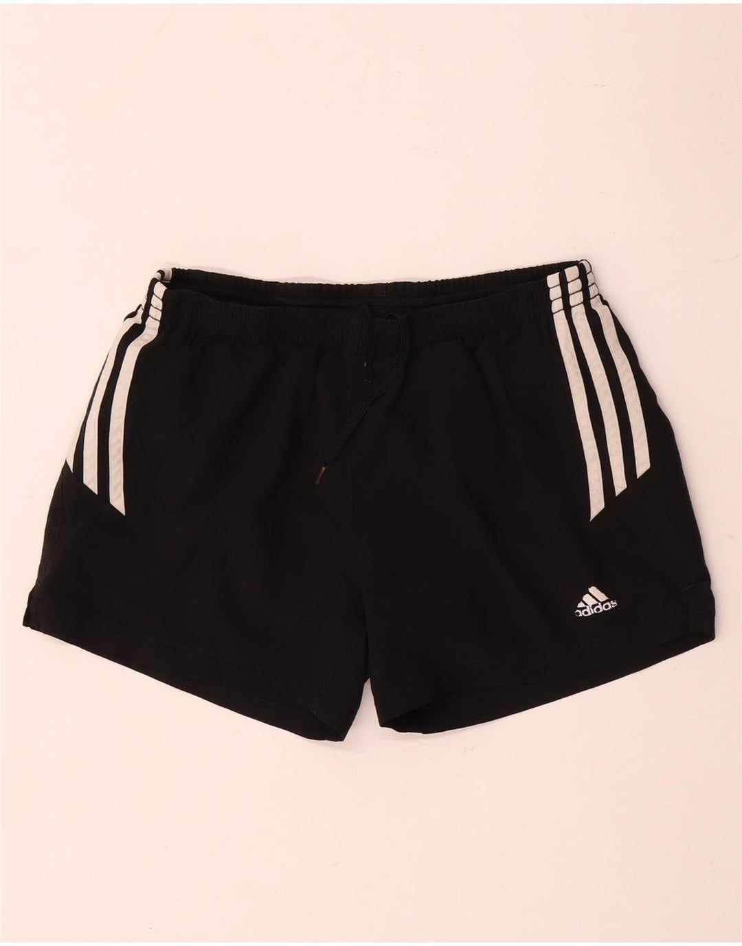 Shorts esportivos femininos Adidas UK 10 pequenos pretos