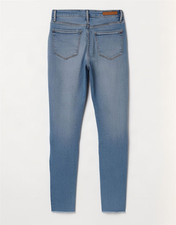 Tommy Hilfiger Feminino Como RW Jegging Jeans W29 L28 Azul Algodão